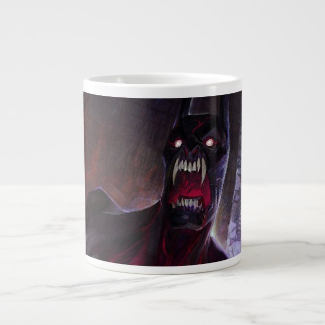 Taza De Café Gigante Crisis infinita Vampire Batman Ilustracion (Frente)