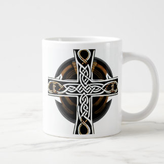 Taza De Café Gigante Cruce Celta Marrón