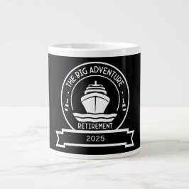TAZA DE CAFÉ GIGANTE CRUCERO DE JUBILACIÓN