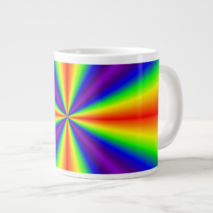 Taza De Café Gigante Cruz del Arcoiris