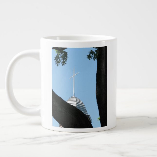 Taza De Café Gigante Cruz del Tabernáculo - Viñedo de Martha (Izquierda)