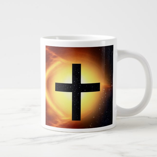 Taza De Café Gigante Cruz en el espacio (Derecha)