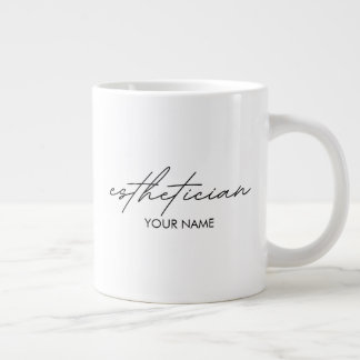 Taza De Café Gigante Cuaderno de Esteticista - Regalo Personalizado