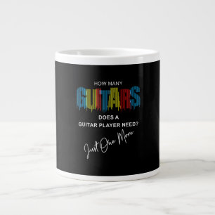 Taza De Café Gigante ¿Cuántos Guitarristas Necesita Un Jugador De Guita