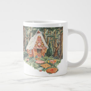 Taza De Café Gigante Cuento de Hadas Antiguo, Casa de Dulces de Hansel