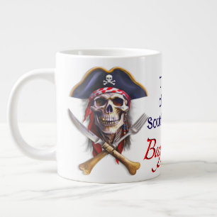 Taza De Café Gigante Cuentos piratas de buffaners del Pacífico Sur