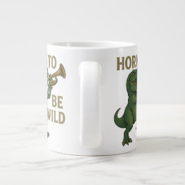 Taza De Café Gigante Cuerno Para Ser Salvaje