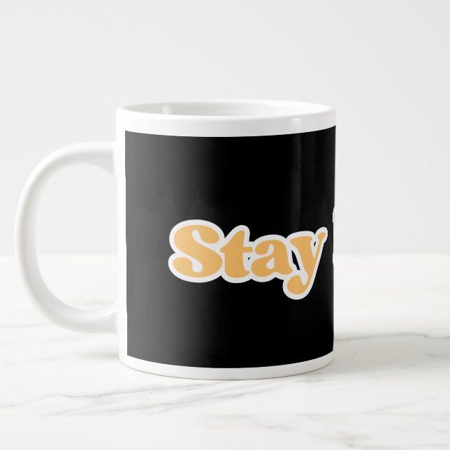 Taza De Café Gigante Cultura Stay Frothy Coffee Aovers (Izquierda)