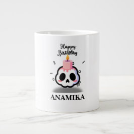 Taza De Café Gigante Cumpleaños con Nombre Personalizado