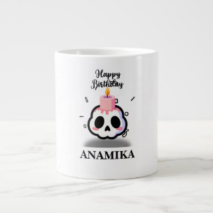 Taza De Café Gigante Cumpleaños con Nombre Personalizado