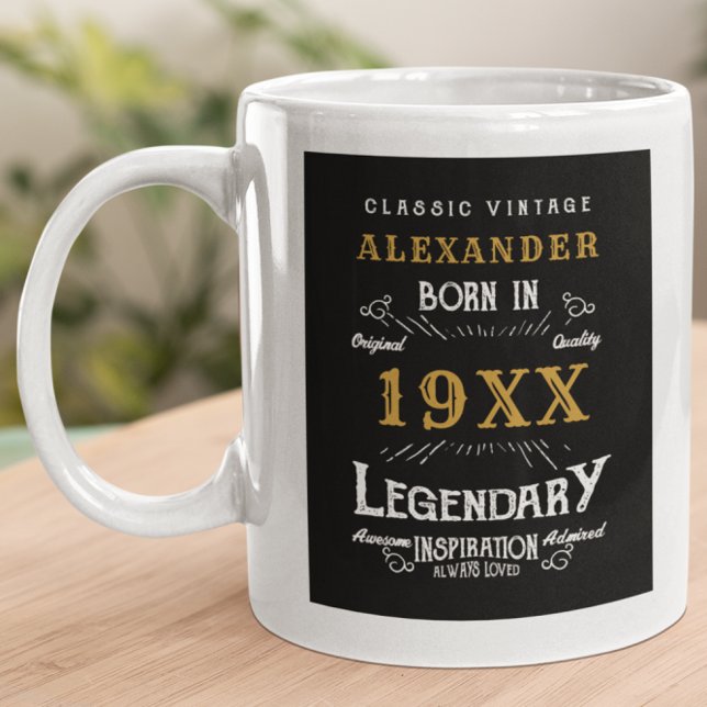 Taza De Café Gigante Cumpleaños Personalizado Añadir nombre padre legen (Subido por el creador)