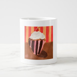 Taza De Café Gigante Cupcake con glaseado de vainilla