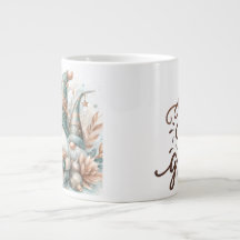 Curte Whimsical Winter Gnome acuarela Imprimir oro