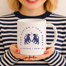 Taza De Café Gigante Custom 20oz Jumbo Mug | Your Design Upload XL Mugs