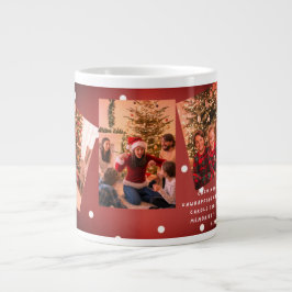Taza De Café Gigante Custom Family Picture Gift for Christmas and Winte