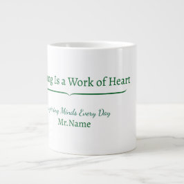 Taza De Café Gigante Custom Teacher Gift Mug