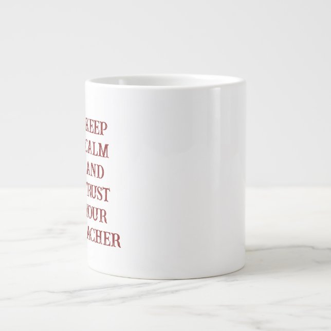 Taza De Café Gigante Custom Teacher Gift Mug  (Frente)