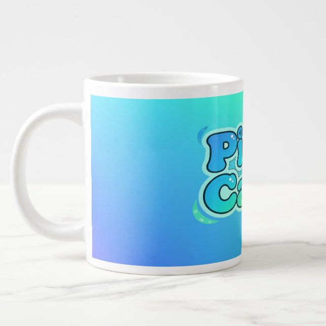 Taza De Café Gigante Cute Anime Gamer Boy Pixel Calm (Izquierda)