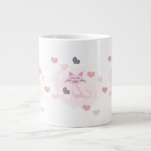 Taza De Café Gigante Cute cat Mug