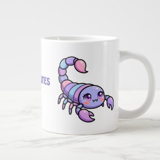 Taza De Café Gigante Cute Chibi Escorpio Zodiaco