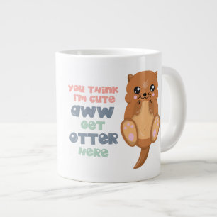 Taza De Café Gigante Cute-Otter-Jumbo Mug