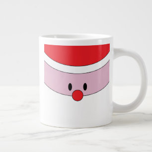 Taza De Café Gigante Cute Santa Claus