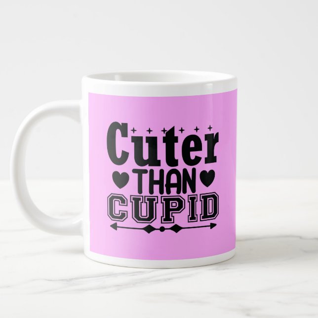 Taza De Café Gigante Cuter Than Cupido (Izquierda)