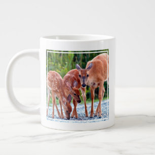 Taza De Café Gigante Cutest Baby Animals   Fawn with Babies