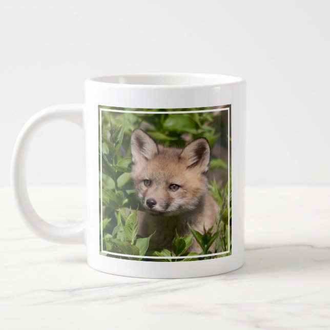 Taza De Café Gigante Cutest Baby Animals | Fox Kit (Izquierda)