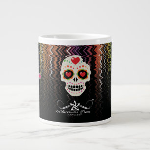 Taza De Café Gigante D.D.L.M. Calavera