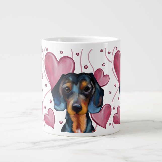 Taza De Café Gigante  Dachshund   (Frente)