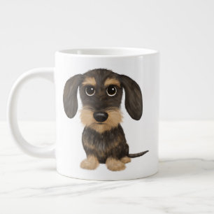 Taza De Café Gigante Dachshund con cable Perro de dibujos animados de