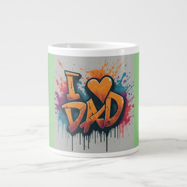 Taza De Café Gigante 💕 DAD Mug (Frente)
