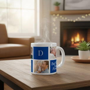 Taza De Café Gigante Dad's Collage photo, Capturing Precious Moment