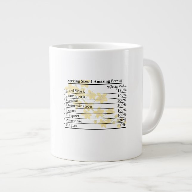 Taza De Café Gigante Daily Dose Mug – Sip Strength, Stir Spirit, Serve  (Derecha)