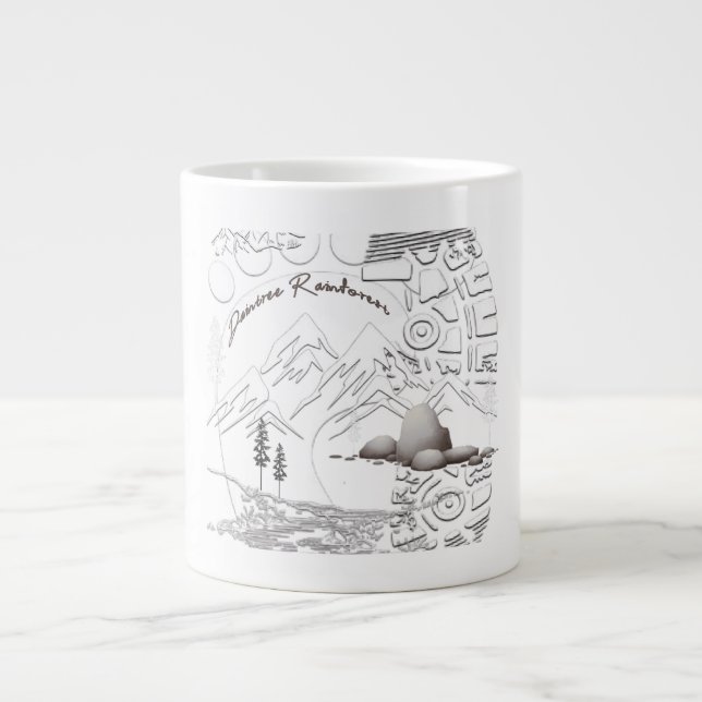 Taza De Café Gigante Daintree Rainforest (Frente)