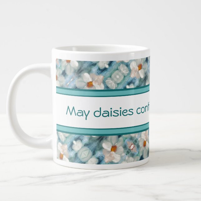 Taza De Café Gigante Daisy Blooms (Izquierda)