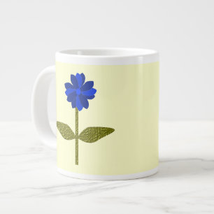 Taza De Café Gigante Daisy Ocean Blue Mug