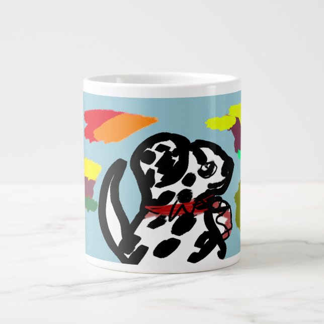 Taza De Café Gigante Dalmacia en otoño (Frente)