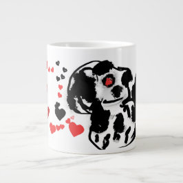 Taza De Café Gigante Dalmacia envió amor