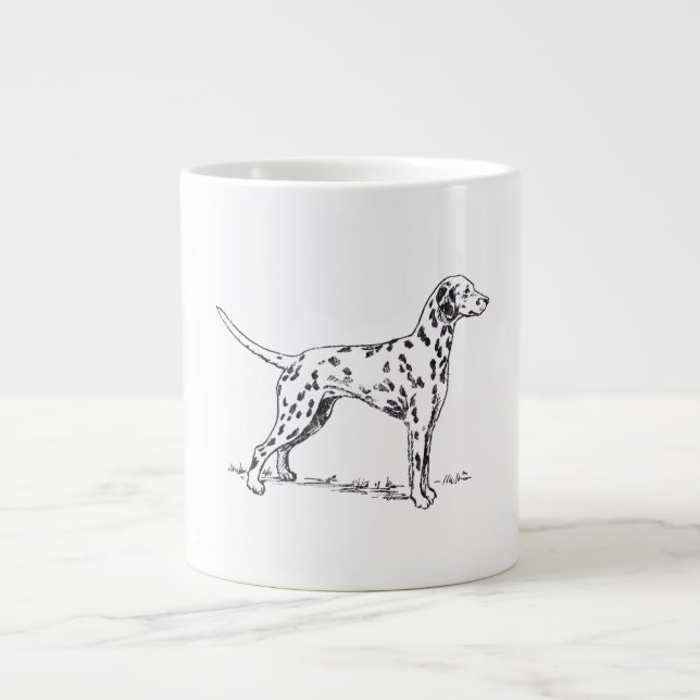 Taza De Café Gigante Dalmatian (Frente)