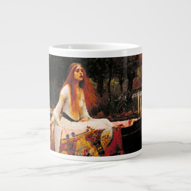 Taza De Café Gigante Dama de Castillo de Shalott (Frente)
