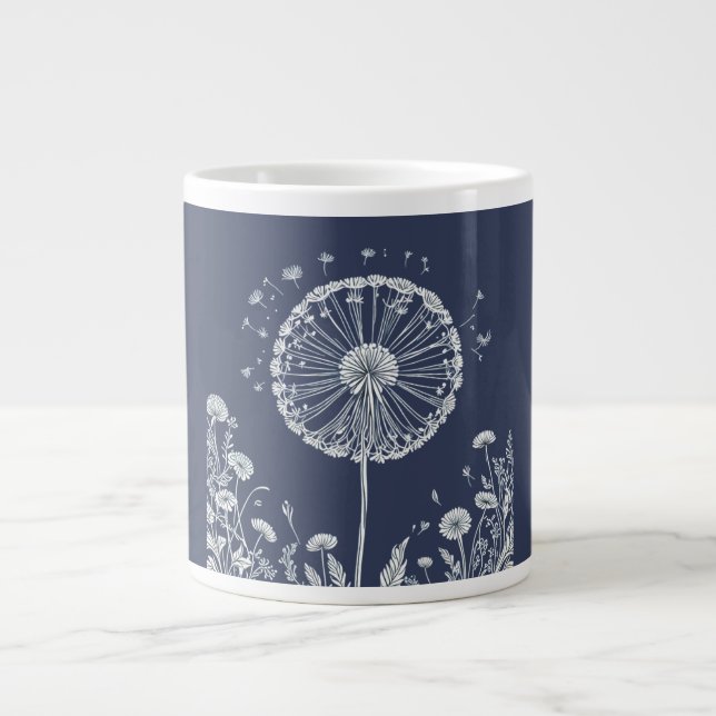 Taza De Café Gigante Dandelion (Frente)