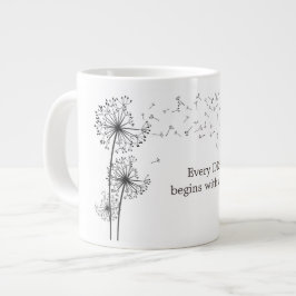 Taza De Café Gigante Dandelion Haz Un Deseo Cotización