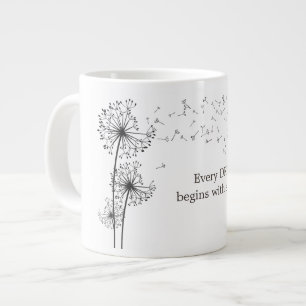 Taza De Café Gigante Dandelion Haz Un Deseo Cotización