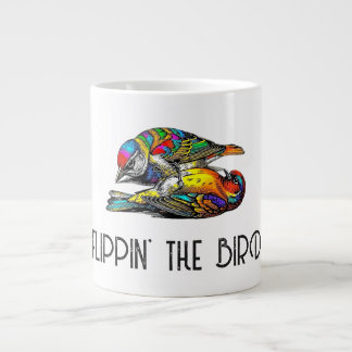 TAZA DE CAFÉ GIGANTE DANDO LA PALMA