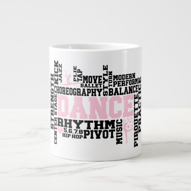 Taza De Café Gigante Danza - Jumbo Mug (Frente)