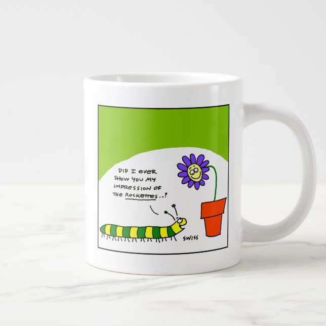 Taza De Café Gigante Danzante divertida bailarina Personalizado Caterpi (Derecha)