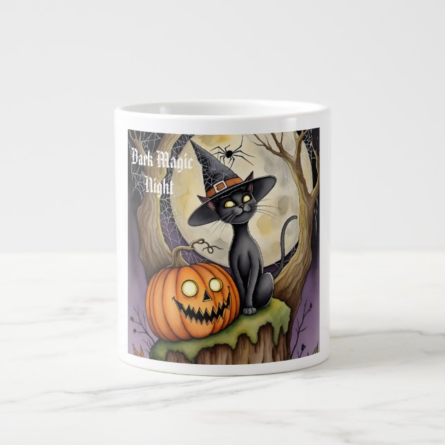 Taza De Café Gigante Dark Magic Night Specialty Mug (Frente)