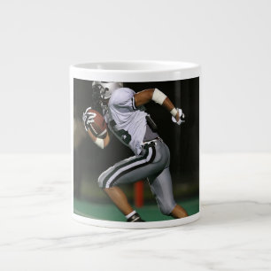 Taza de café gigante de deportes de foto de fútbol